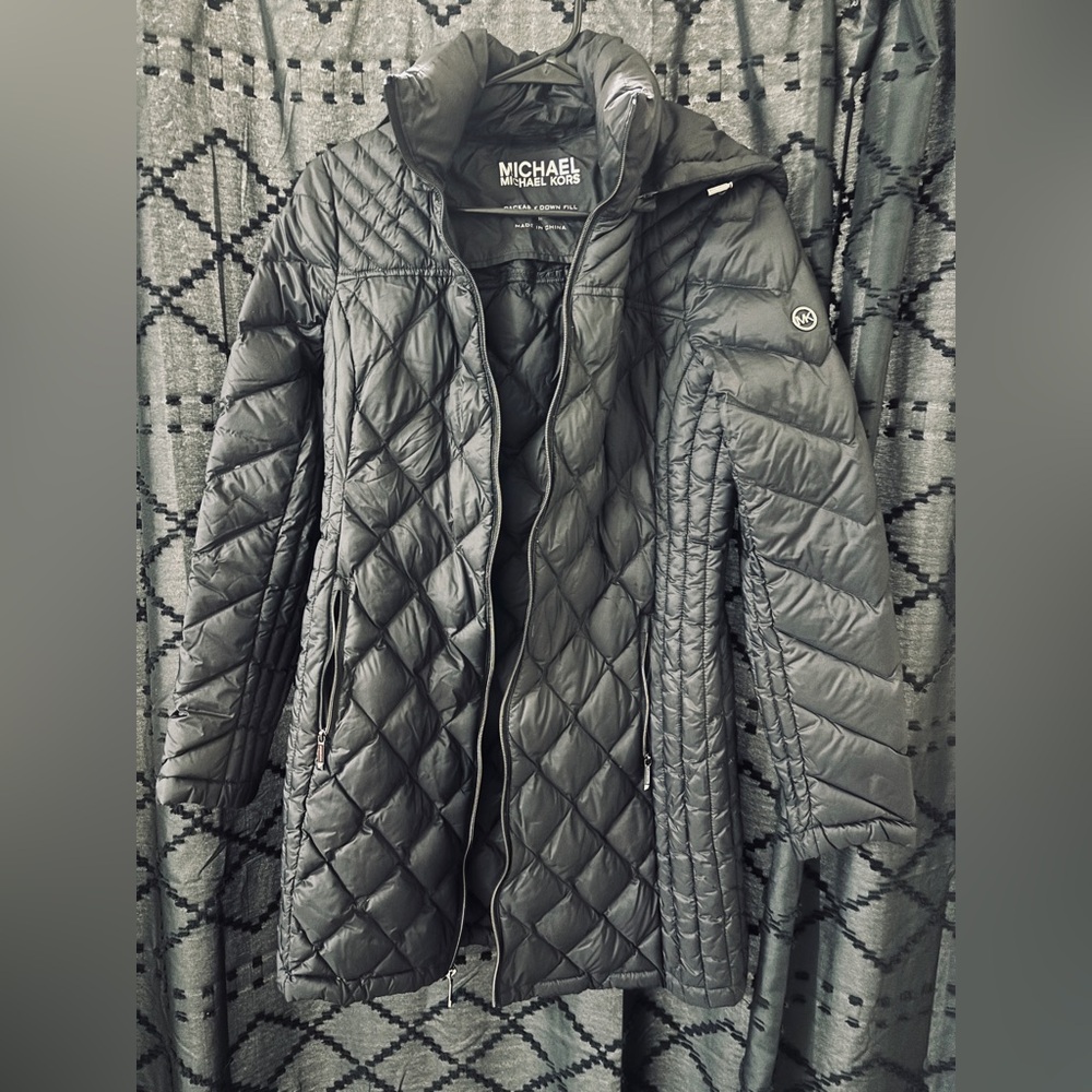 Michael Kors Lightweight Down Puffer Coat